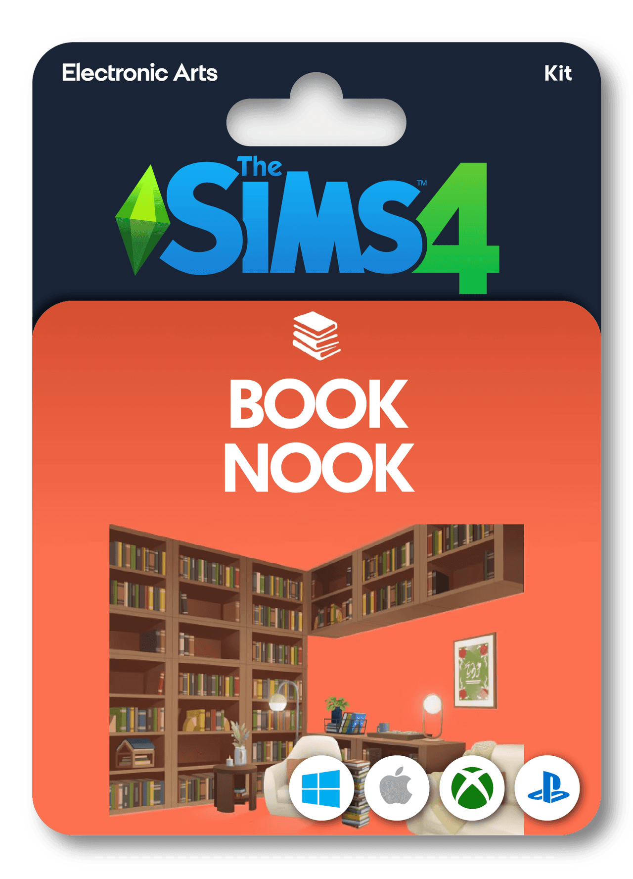 The Sims 4 Book Nook Kit