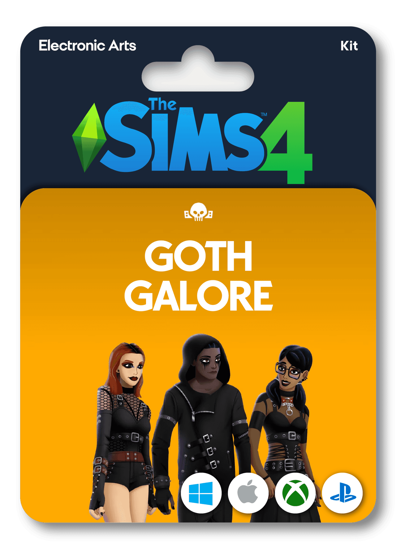 The Sims 4 Goth Galore Kit