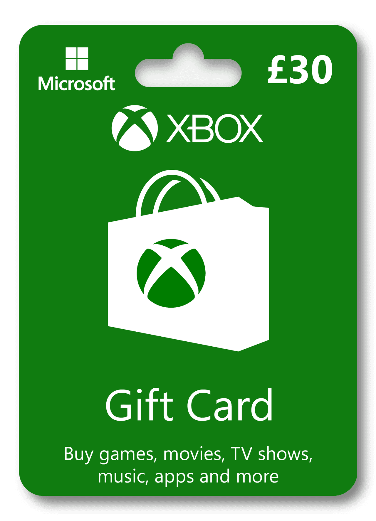 Microsoft Xbox Gift Card 30 Gbp