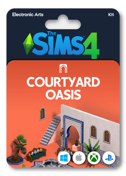 Product image of The Sims 4 Courtyard Oasis Kit