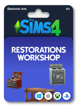 Product image of The Sims 4 Restoration Workshop Kit