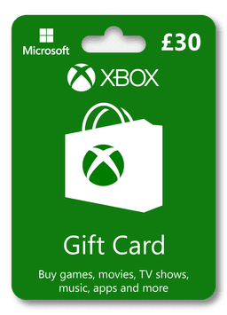 Product image of Microsoft Xbox Gift Card 30 Gbp