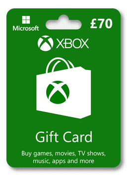 Product image of Microsoft Xbox Gift Card 70 Gbp