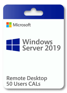 Product image of Microsoft Windows Server 2019 Remote Desktop 50 Users CAL