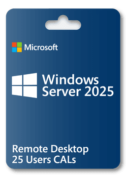 Product image of Microsoft Windows Server 2025 Remote Desktop 25 Users CAL