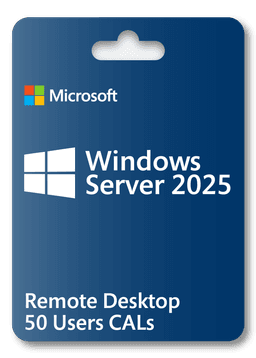 Product image of Microsoft Windows Server 2025 Remote Desktop 50 Users CAL
