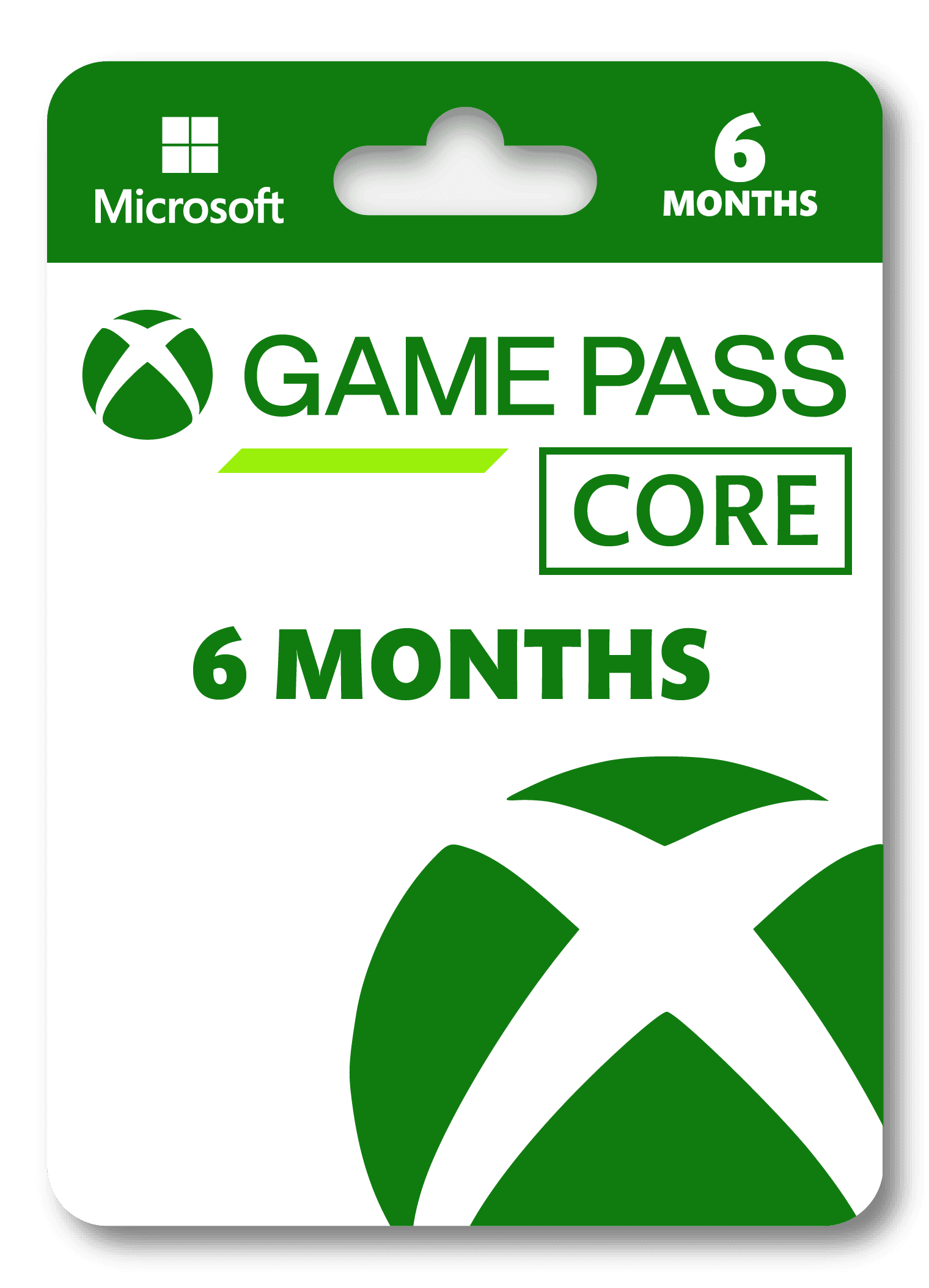 Microsoft Xbox Game Pass Core 6 Months