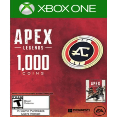 Apex Legends - 1000 Apex Coins - Xbox One (Expiration Date 31/05/2019)