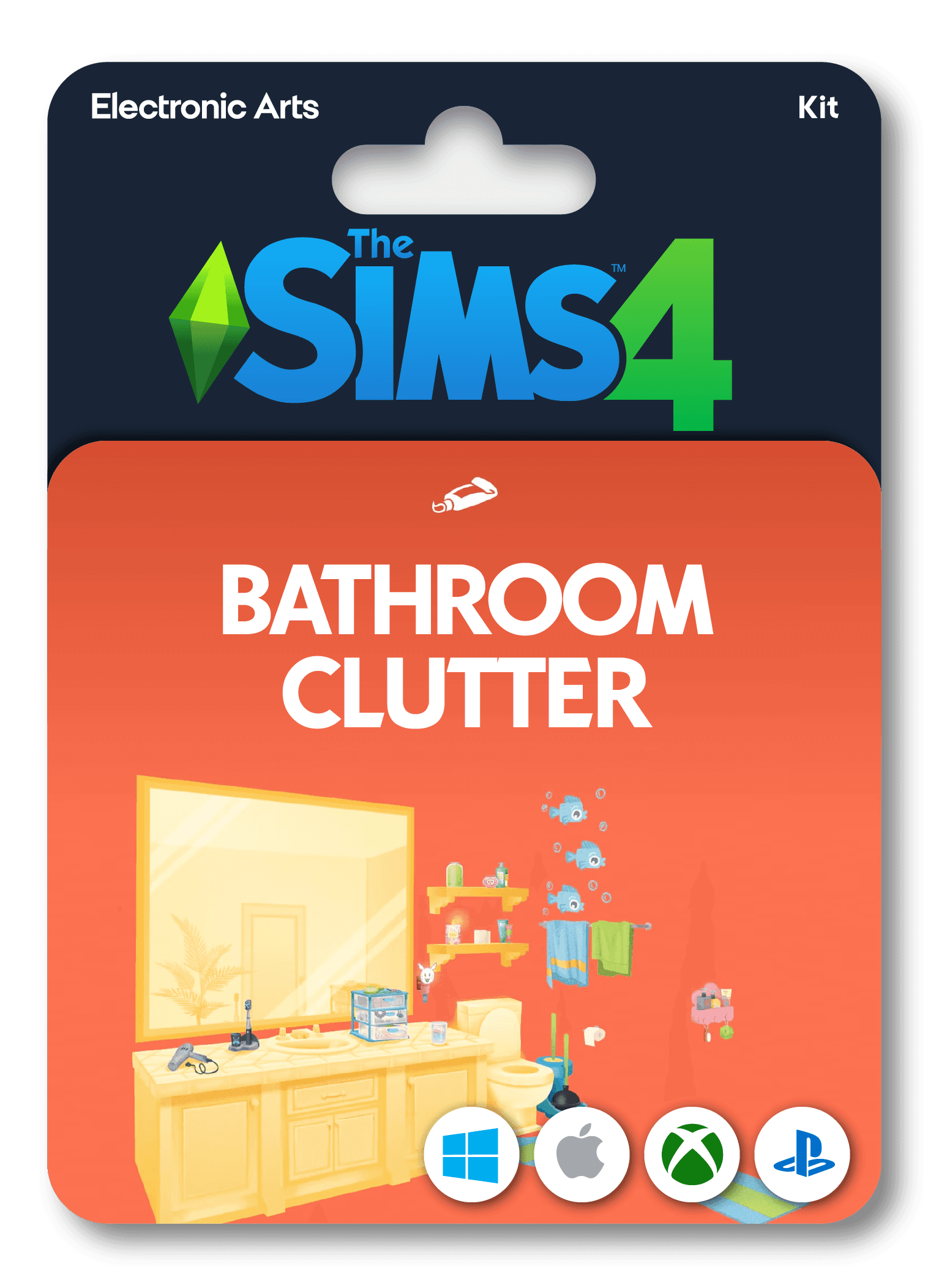 The Sims 4 Bathroom Clutter Kit