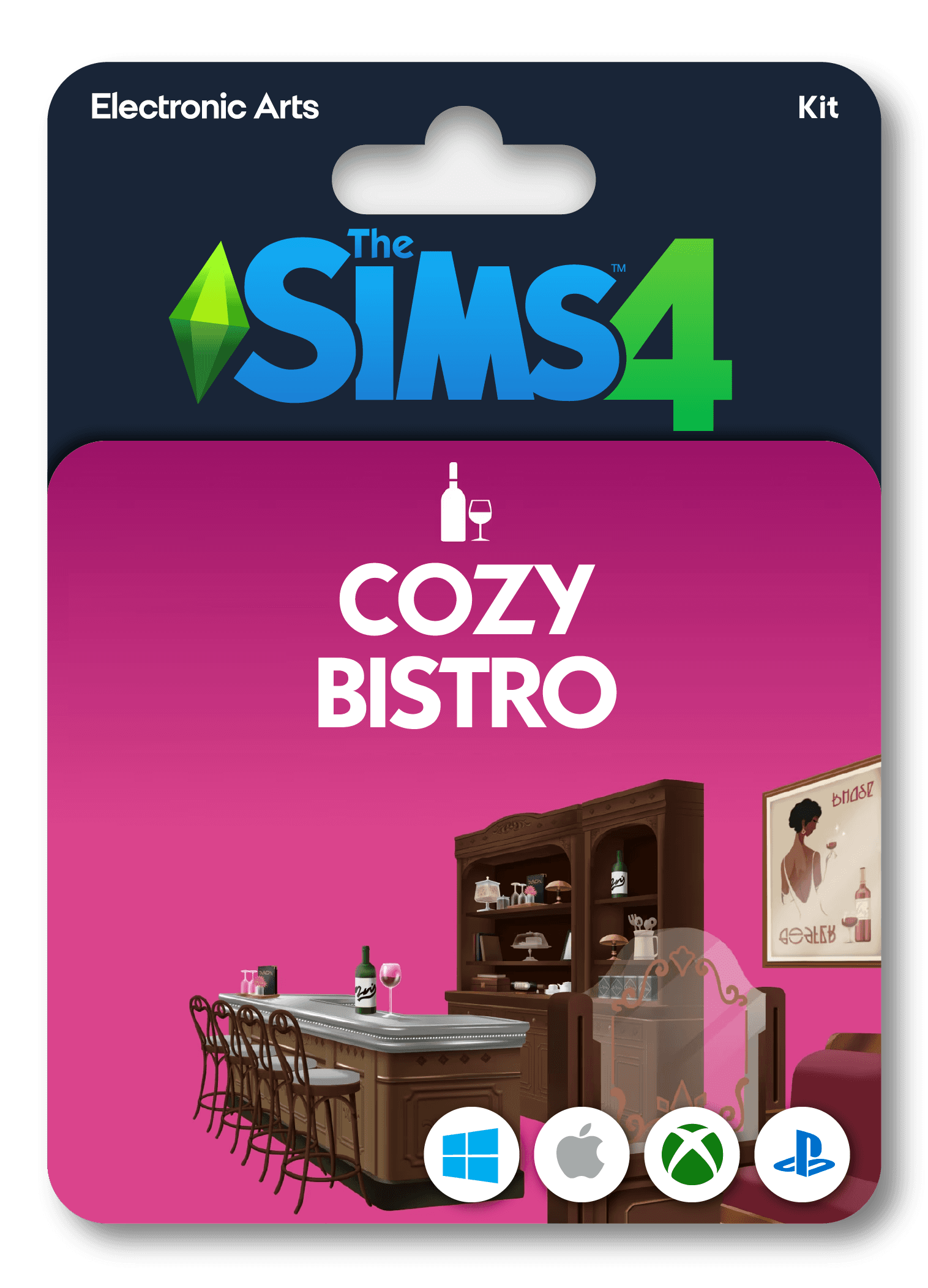 The Sims 4 Cozy Bistro Kit