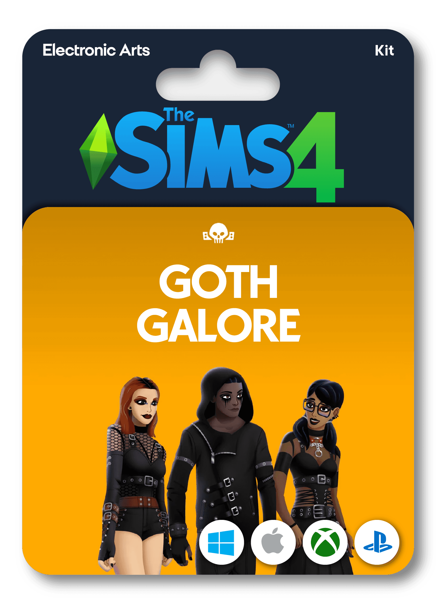 The Sims 4 Goth Galore Kit