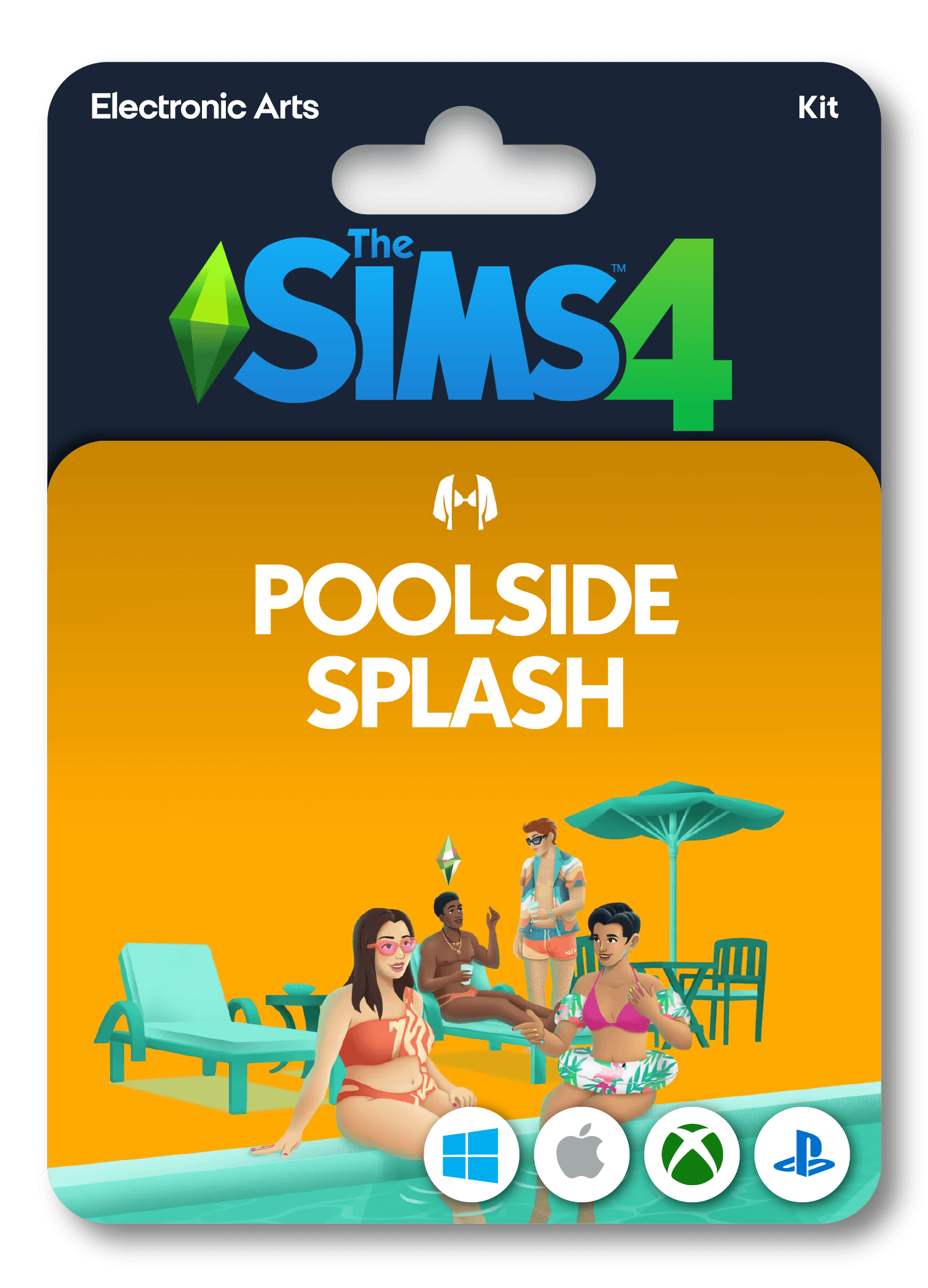 The Sims 4 Poolside Splash Kit