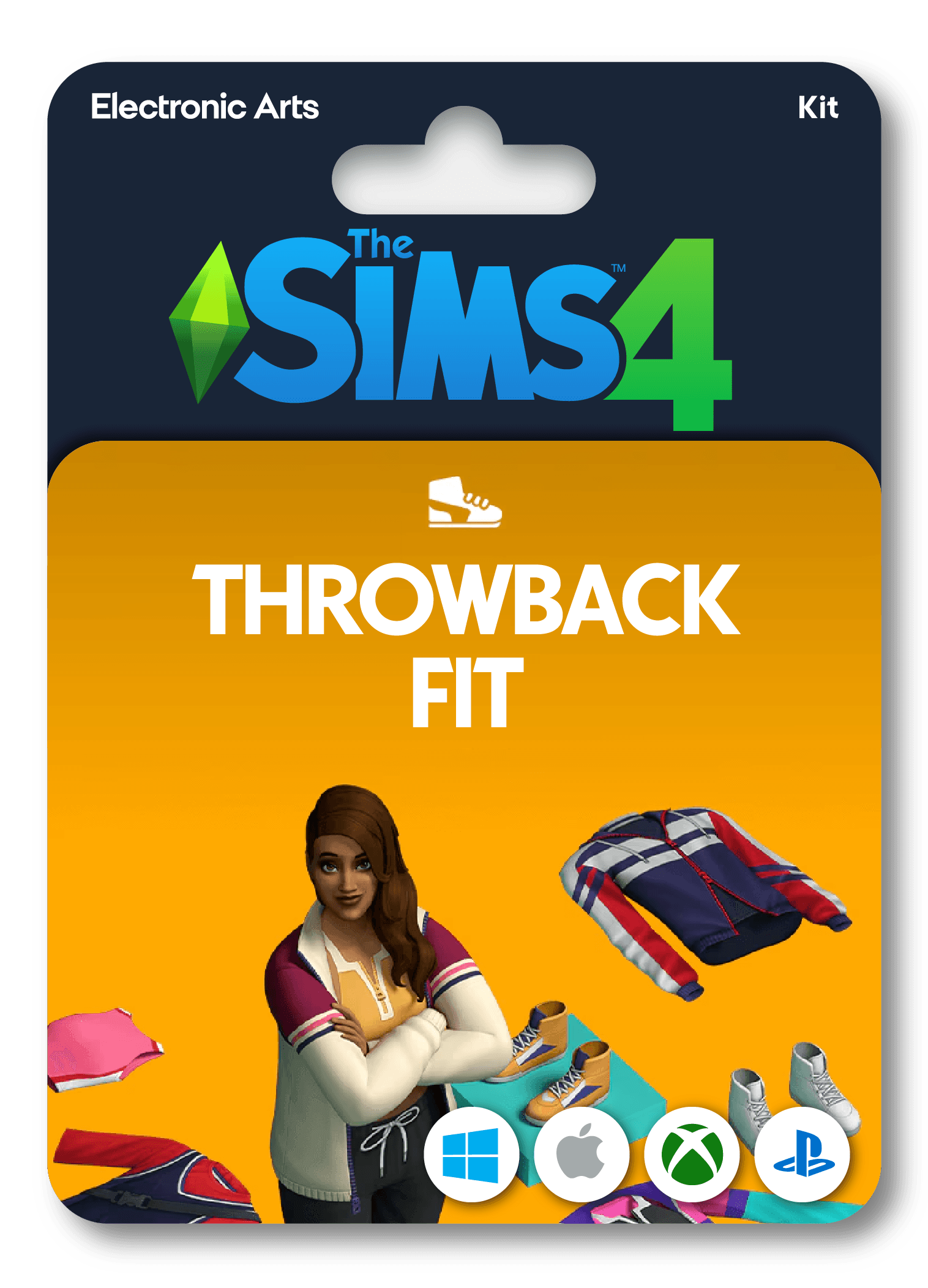 The Sims 4 Throwback Fit Kit