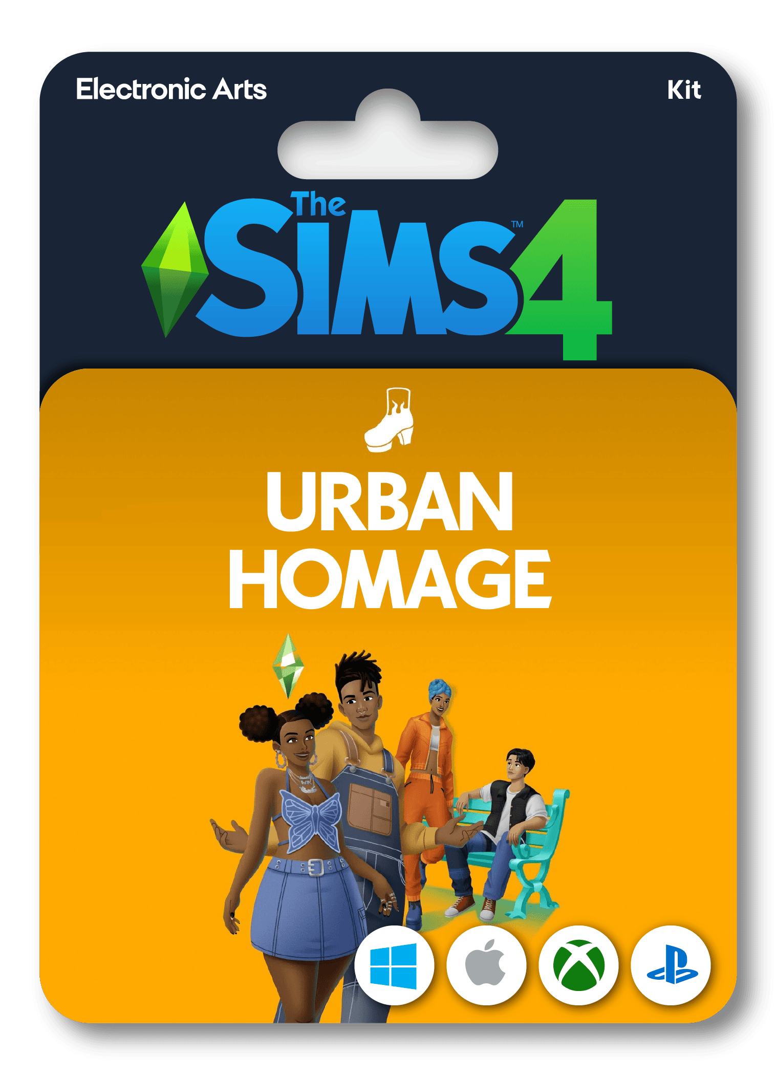 The Sims 4 Urban Homage Kit