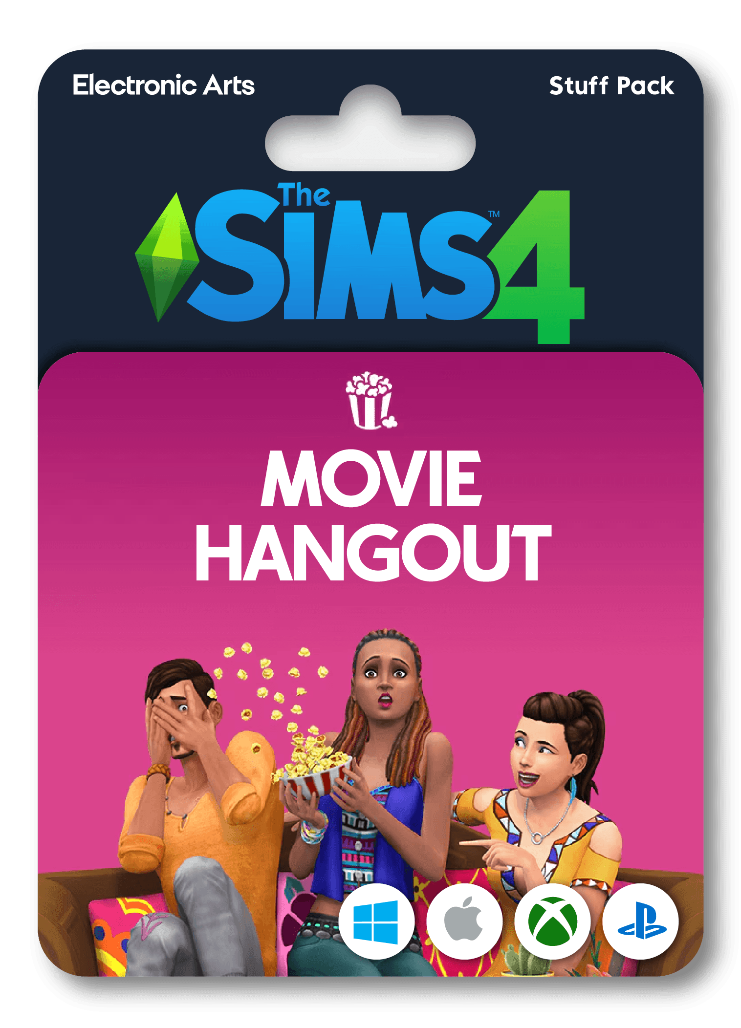 The Sims 4 Movie Hangout Stuff