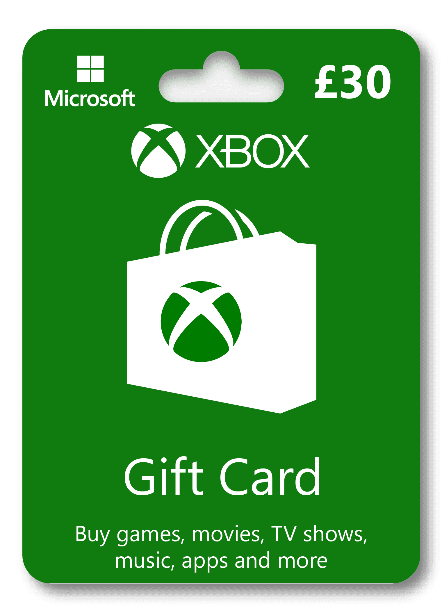 Microsoft Xbox Gift Card 30 Gbp