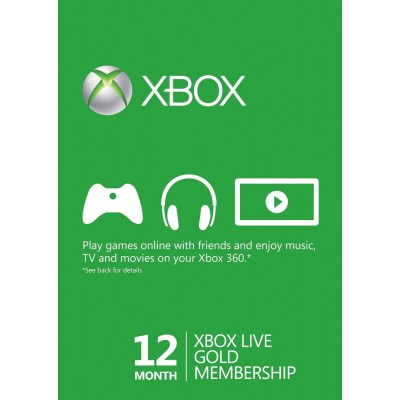 Xbox Live Gold 12 Months