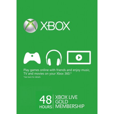 Xbox Live Gold 48 hours