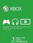 Xbox Live Gold 72 hours