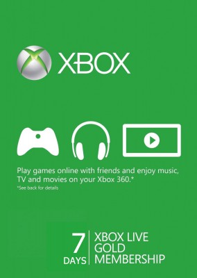 Xbox Live Gold 7 days