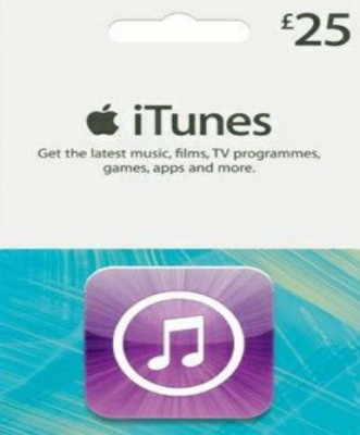 iTunes £25 Gift Card (UK)