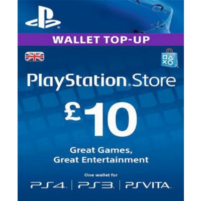 PlayStation Network Card (PSN) 10 GBP (UK)