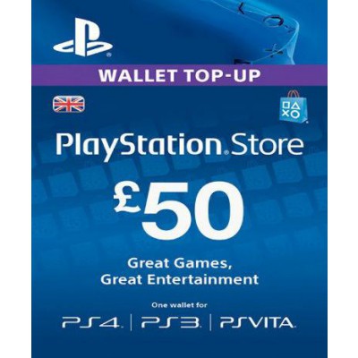 PlayStation Network Card (PSN) £50 (UK)