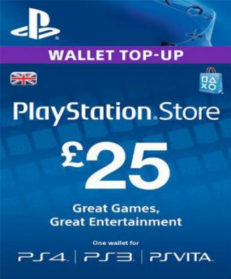 PlayStation Network Card (PSN) 25 GBP (UK)