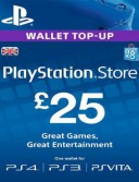 PlayStation Network Card (PSN) 25 GBP (UK)