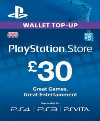 PlayStation Network Card (PSN) £30 (UK)