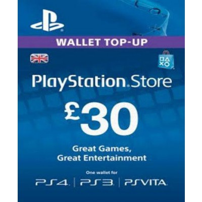 PlayStation Network Card (PSN) £30 (UK)