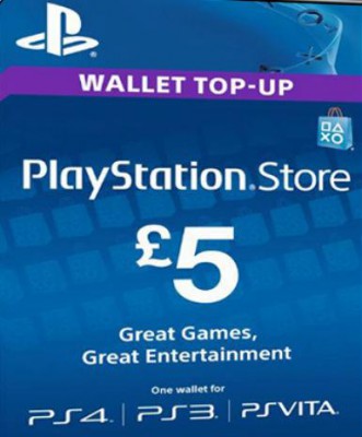 PlayStation Network Card (PSN) 5 GBP (UK)