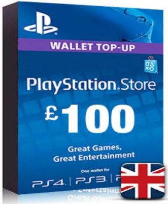 PlayStation Network Card (PSN) £100 (UK)