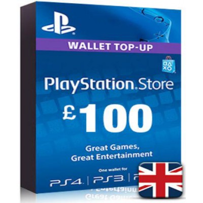 PlayStation Network Card (PSN) £100 (UK)