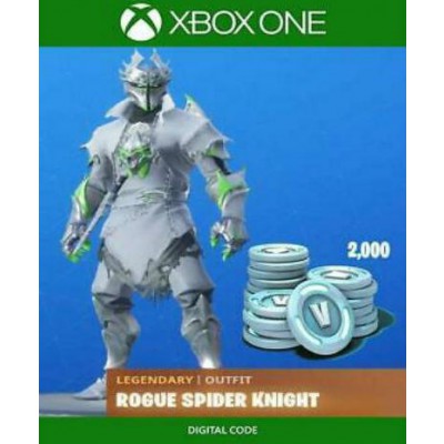 Fortnite: Legendary Rogue Spider Knight Outfit + 2000 V-Bucks Bundle (Xbox One)