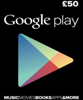Google Play &pound;50 Gift Card (UK)