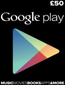 Google Play &pound;50 Gift Card (UK)