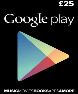 Google Play &pound;25 Gift Card (UK)